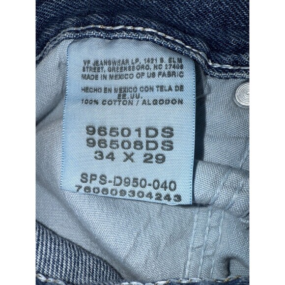 Mens Wrangler 5 Star Regular Fit Jean Premium Denim size 34x29 - Picture 9 of 9